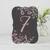 Ein Traumtisch für die Sommernacht, 7 doppelseitig Einladung (Stehend Vorderseite)