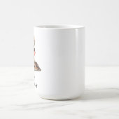 Ein trauriger Koch mit gebranntem Brot Kaffeetasse (Mittel)