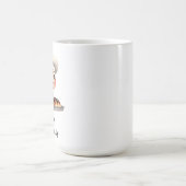 Ein trauriger Koch mit gebranntem Brot Kaffeetasse (Mittel)