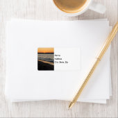 Ein Traverse-Sunset-Adressfeld Adressaufkleber (Insitu)