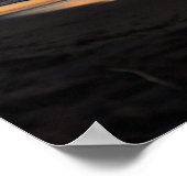 Ein Traverse Sunset Poster (Ecke)