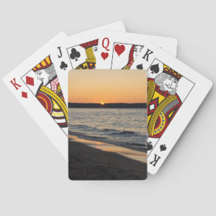Ein Traverse Sunset Spielkarten