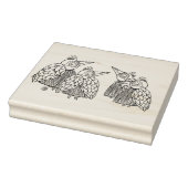 Ein Treffen der Vögel Gummistempel (Stempel)