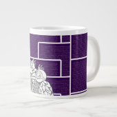 Ein Treffen der Vögel mit Worten Jumbo-Tasse (Vorderseite Rechts)