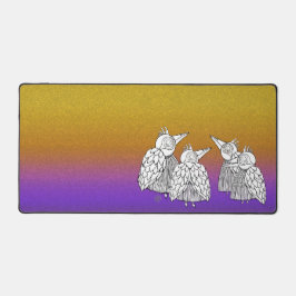 Ein Treffen der Vögel Schreibtischunterlage