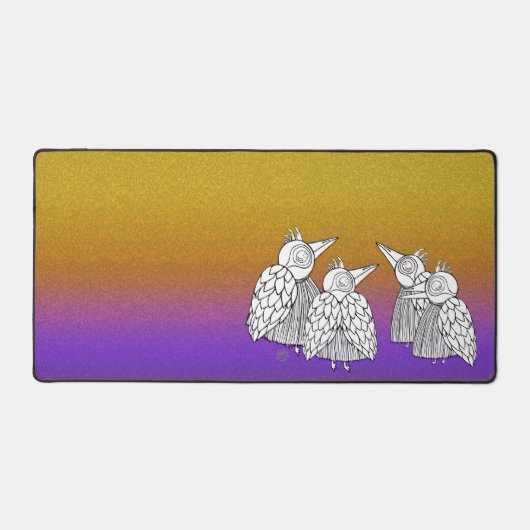 Ein Treffen der Vögel Schreibtischunterlage (Vorderseite)