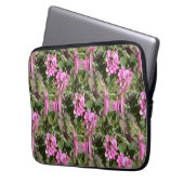 Ein Trellis süßer Erbsen... Laptopschutzhülle (Vorderseite Links)
