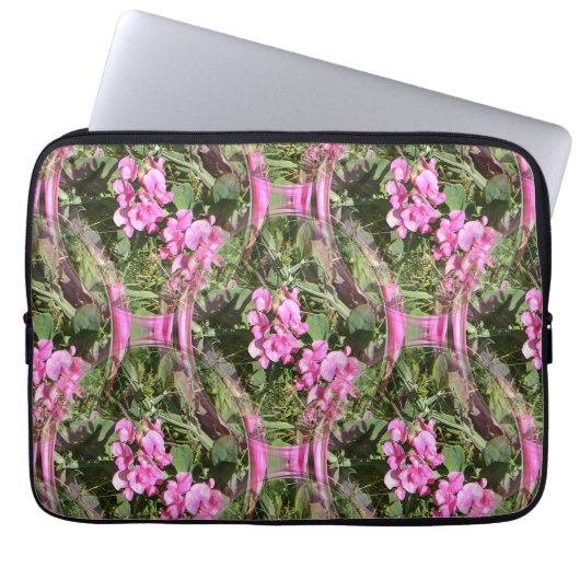 Ein Trellis süßer Erbsen... Laptopschutzhülle (Vorderseite)