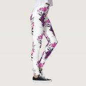 Ein trendiges, farbenfrohes Blumendesign Leggings (Rechts)