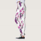 Ein trendiges, farbenfrohes Blumendesign Leggings (Links)