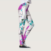 Ein trendiges farbenfrohes Design Leggings (Rechts)