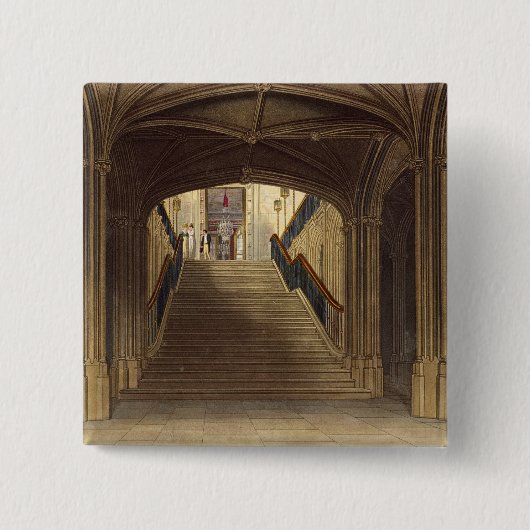 Ein Treppenhaus, Windsor Schloss, 'vom königlichen Button (Vorderseite)