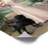 Ein treuer Begleiter | Louise Abbéma Poster (Ecke)