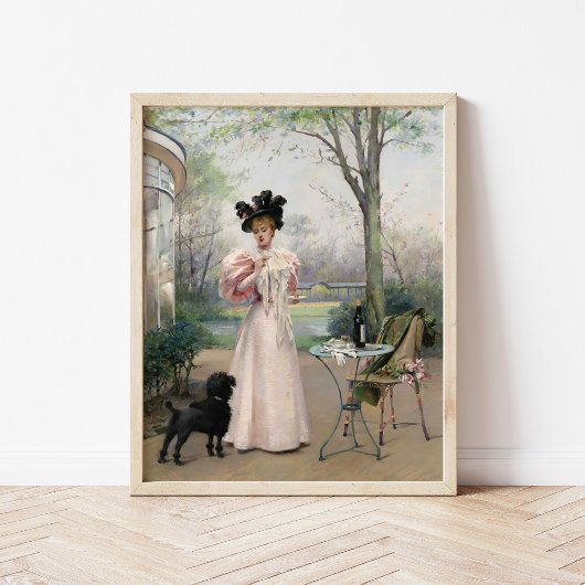 Ein treuer Begleiter | Louise Abbéma Poster