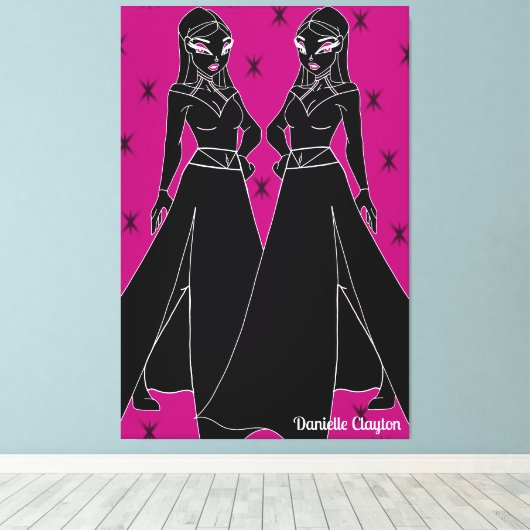 Ein Tribut an das Selbst Leinwanddruck (Insitu (Holzboden))