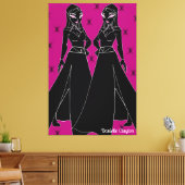 Ein Tribut an das Selbst Leinwanddruck (Insitu (Wohnzimmer))