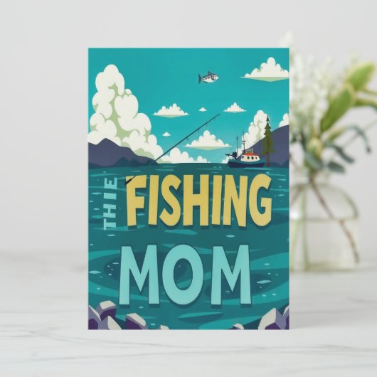 Ein Tribut an die Mamas im Fischereisektor Einladung (Stehend Vorderseite)