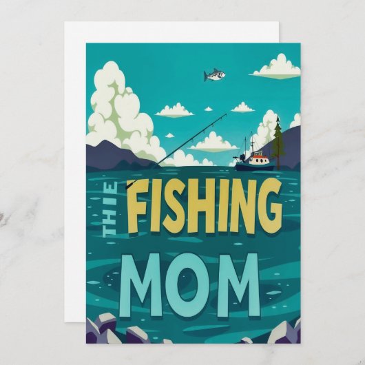 Ein Tribut an die Mamas im Fischereisektor Einladung (Vorne/Hinten)