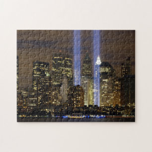 Ein Tribut zu den Twin Towern auf 9/11. Puzzle