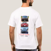 Ein Tribut zu Toyota Supra T-Shirt (Rückseite)