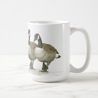 Ein Trio der Kanada-Gans-Tasse Kaffeetasse