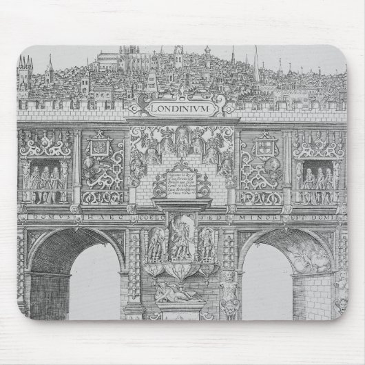 Ein Triumphbogen, graviert von William Kip, 1604 Mousepad (Vorne)