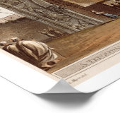 Ein Triumphbogen von Tripolis in Barbary, Platte 2 Poster (Ecke)