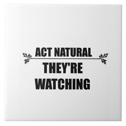 Ein trivet, zum Leute superunbequemes zu machen Fliese (Vorderseite)