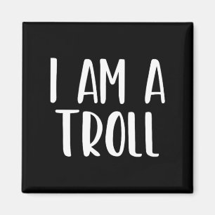Ein Troll Halloween Einfaches Kostüm Leicht Lustig Magnet