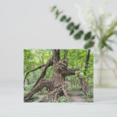 Ein Troll im Wald Postkarte (Stehend Vorderseite)