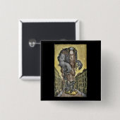 Ein Troll in der Stadt Button (Vorne & Hinten)