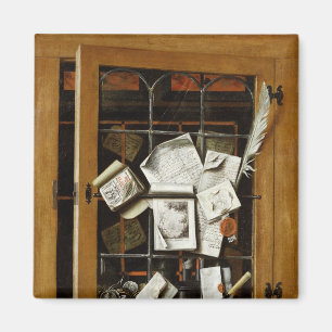 Ein trompe - L ' oeil eines offenen Magnet