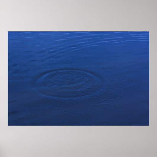 Ein Tropfen im Ozean Poster (Vorne)