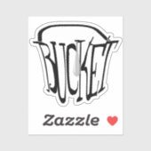 Ein Tropfen in den Eimer Aufkleber (Blatt)