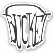 Ein Tropfen in den Eimer Aufkleber (Vorderseite)