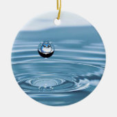 Ein Tropfen Toby Keramik Ornament (Vorne)