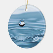 Ein Tropfen Toby Keramik Ornament (Links)