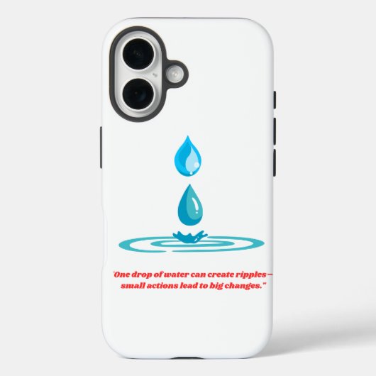 Ein Tropfen Wasser-Premium-Design Case-Mate iPhone Hülle (Rückseite)