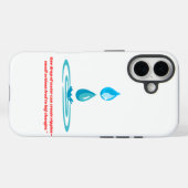 Ein Tropfen Wasser-Premium-Design Case-Mate iPhone Hülle (Rückseite (Horizontal))
