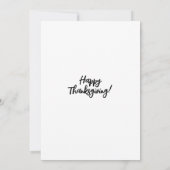 Ein tropisches Erntedank-Fest = Grußkarte Einladung (Rückseite)