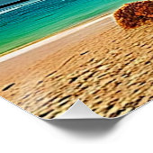 Ein tropisches Paradies. Poster (Ecke)