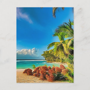 Ein tropisches Paradies. Postkarte