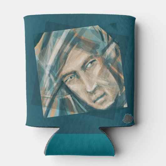 Ein trotziger grüner Elf Dosenkühler (Rückseite)