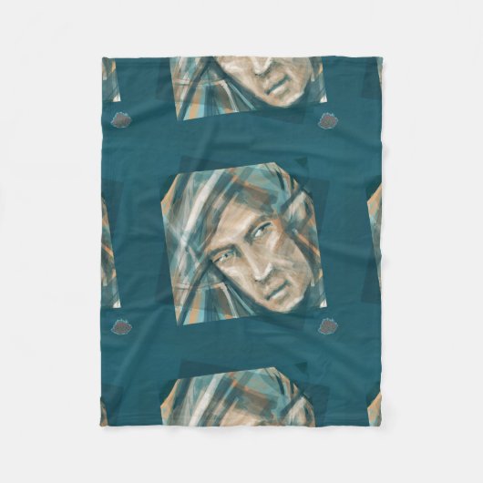 Ein trotziger grüner Elf Fleecedecke (Vorderseite)