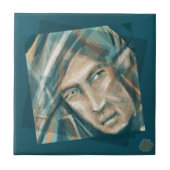 Ein trotziger grüner Elf Fliese (Vorderseite)