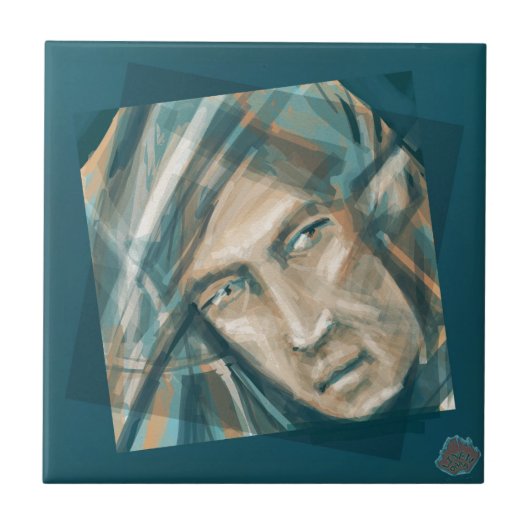 Ein trotziger grüner Elf Fliese (Vorderseite)