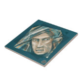 Ein trotziger grüner Elf Fliese (Seite)