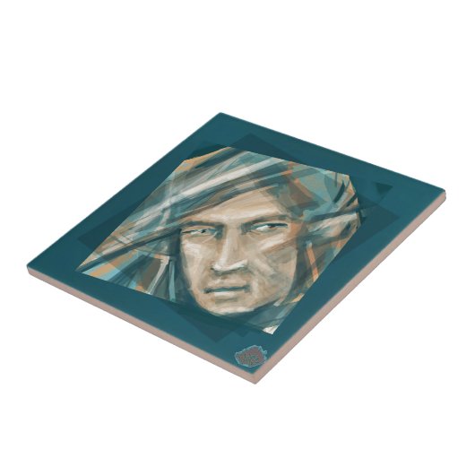 Ein trotziger grüner Elf Fliese (Seite)