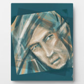 Ein trotziger grüner Elf Fotoplatte (Vorderseite)