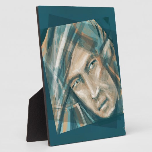 Ein trotziger grüner Elf Fotoplatte (Seite)